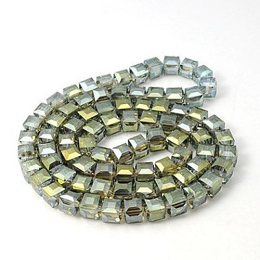 Galvanisierte Glasperlen(EGLA-E006-3M)-2