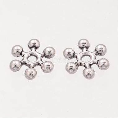 Snowflake Tibetan Silver Spacer Beads(A402)-3