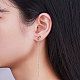 SHEGRACE Attractive 925 Sterling Silver Thread Earrings(JE599C)-4