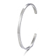 304 Stainless Steel Cuff Bangles(X-BJEW-K173-02P)-1