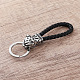 Braided PU Leather Keychains(RO3493)-2