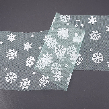 Snowflake Deco Mesh Ribbons(OCOR-P010-G11)-7
