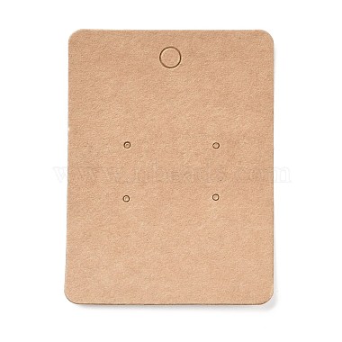 Blank Kraft Paper Earring Display Cards(CDIS-G005-12)-1