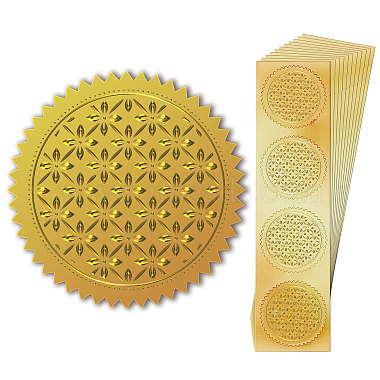 Self Adhesive Gold Foil Embossed Stickers(DIY-WH0211-360)-8
