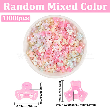 1000Pcs Plastic Beads(KY-PA0001-23)-2