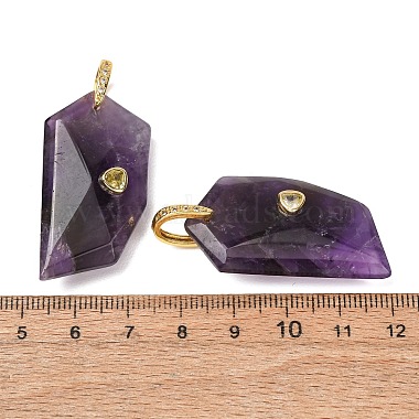 pendentifs am&eacute;thyste naturelles(GG-CBA51ED-04G-02)-2
