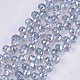 Chapelets de perles en verre galvanoplastique(EGLA-S179-04A-C04)-1