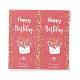 Rectangle Happy Birthday Theme Paper Stickers(DIY-B041-23B)-1