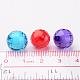Mixed Color Transparent Acrylic  Faceted Round Beads(X-TACR-S086-12mm-M)-4