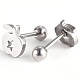 boucles d'oreilles cartilage en acier inoxydable résistant au ternissement 201(EJEW-R147-23)-3