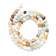 Brins de perles d'amazonite de fleurs naturelles(G-G545-06)-5