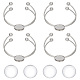 4Pcs 304 Stainless Steel Double Wire Cuff Bangle Makings(STAS-UN0046-18)-1