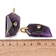 pendentifs am&eacute;thyste naturelles(GG-CBA51ED-04G-02)-2