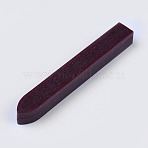 Wax Seal Sticks without Wick Cord, For Retro Vintage Wax Seal Stamp, Dark Red, 91x12x12mm(DIY-WH0123-A01)