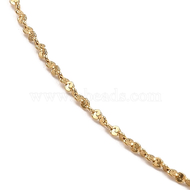 10комплект ожерелья из змеевидной цепи из нержавеющей стали с вакуумным покрытием 304(NJEW-K254-01G)-2