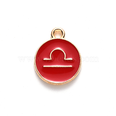 Alloy Enamel Pendants(ENAM-SZ0001-28B-K)-4