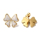 Bowknot Golden Ion Plating(IP) 304 Stainless Steel Stud Earrings for Women(EJEW-L287-041G-02)-2