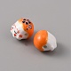 Handmade Porcelain Beads(PORC-WH0016-02G)-2