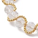 Glass & Seed Beaded Bracelet with Golden Alloy Clasps(BJEW-JB10126)-3