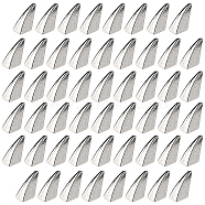 52Pcs Alloy Rivets for Bag Making, Triangle, Gunmetal, 22x9x9mm(FIND-DR0001-36)