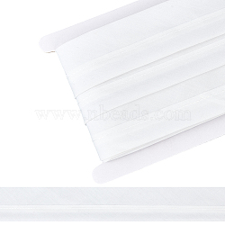 5 Yards Cotton Ribbon, Clothes Accessories, White, 1-3/4 inch(45mm)(OCOR-CY0004-46A)