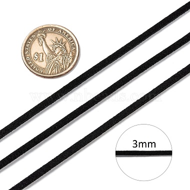 Eco-Friendly Faux Suede Cord(LW-R007-3.0mm-1090)-3