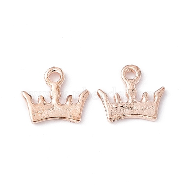 Rose Gold Crown Alloy Charms