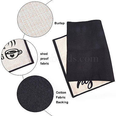 Posavasos de algodón y lino con tema de café.(AJEW-WH0201-019)-4