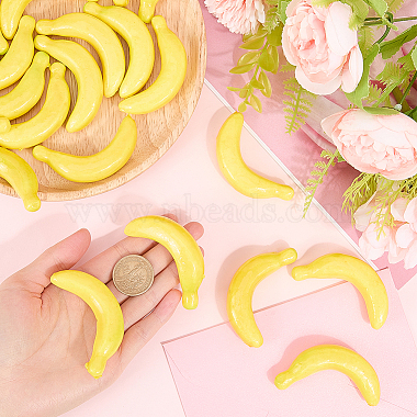Mini Foam Imitation Banana(AJEW-CP0006-17B)-3