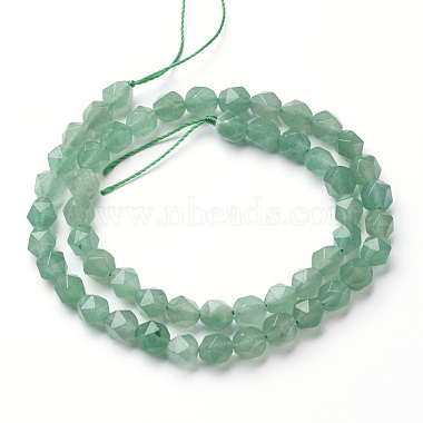 Chapelets de perle verte d'aventurine naturel(X-G-G957-16-8mm)-2