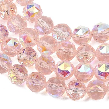 Transparent Electroplate Glass Beads Strands(EGLA-N002-34C-B07)-4