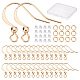 50Pcs Real 18K Gold Plated Brass Horizontal Loop French Earring Hooks(KK-CN0001-81)-1