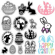 Custom PVC Plastic Clear Stamps, for DIY Scrapbooking, Photo Album Decorative, Cards Making, Stamp Sheets, Film Frame, Rabbit, 160x110x3mm(DIY-WH0439-0247)