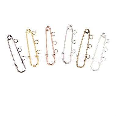 30Pcs 6 Colors Iron Safety Pins(IFIN-CJ0001-56)-3