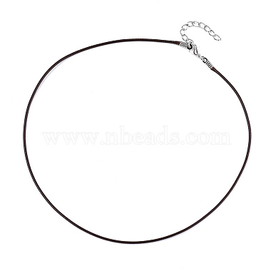 Waxed Cotton Cord Necklace Making(MAK-S034-005)-2