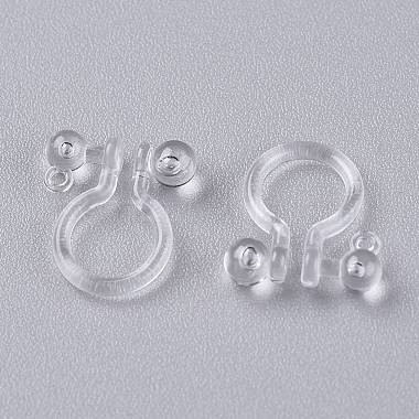 Plastic Clip-on Earring Findings(KY-K012-02)-2