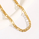 Stainless Steel Figaro Chain Necklace for Women(XQ5434)-2