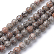 Natural Maifanite/Maifan Stone Beads Strands, Round, 10~11mm, Hole: 1mm, about 37~39pcs/strand, 14.8~15 inch(G-R345-10mm-40)