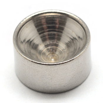 Tarnish Resistant 304 Stainless Steel Rhinestone Settings, Flat Round, Stainless Steel Color, Fit for 4mm Rhinestone, 4x1.5mm