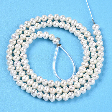 Natural Cultured Freshwater Pearl Beads Strands(PEAR-N016-03C)-3