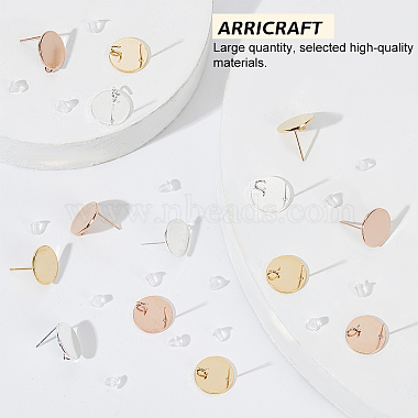 arricraft 24pcs 3 couleur 201 résultats de boucles d'oreilles en acier inoxydable(KK-AR0002-67)-4