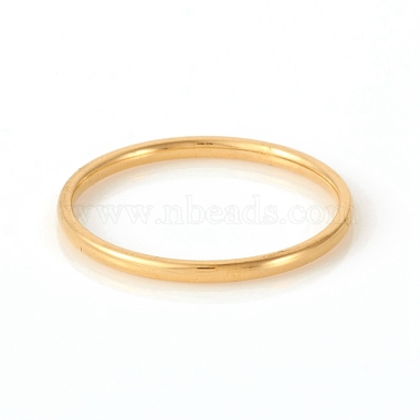 201 acero inoxidable anillos de banda lisos(X-RJEW-G107-1.5mm-8-G)-2