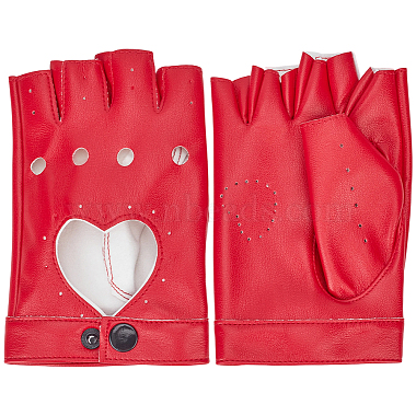PU Leather Fingerless Gloves(AJEW-CL0003-67A)-7