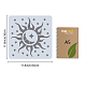PET Plastic Drawing Painting Stencils Templates(DIY-WH0244-075)-2