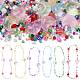 brins de perles de verre de styles mixtes(EGLA-FS0002-63E)-2