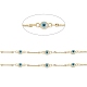 Handmade Brass Bar Link Chains(CHC-K011-15G)-2