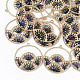 Polyester Thread Woven Pendants(FIND-N004-002)-2