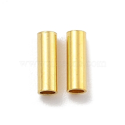 Brass Tube Beads, Cadmium Free & Lead Free, Golden, 5.7x2mm, Hole: 1.6mm(KK-B120-03C-G)