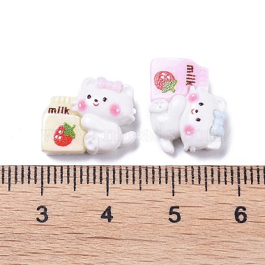 Opaque Cute Animal Resin Decoden Cabochons(RESI-B024-02D)-3