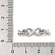 застежки из стерлингового серебра с родиевым покрытием 925(STER-G038-11P)-3